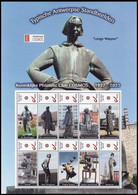DUOSTAMP** / MYSTAMP**  - Statues Typiques D'Anvers / Typische Antwerpse Standbeelden / Typische Antwerpener Statuen - Personalisierte Briefmarken