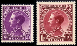 391** + 393** - S.M Le Roi / ZM De Koning / HM Der König / HM The King - Léopold III - BELGIQUE / BELGIË / BELGIEN - Neufs