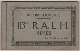 Carnet Complet De 10 Cartes Du 113ème RALH NIMES Pas Fréquent - Regiments