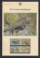 1997  Anguilla WWF  "Der Grüne Insellefuan"  Komplettes Kapitel - Collections, Lots & Series