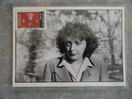 CARTE MAXIMUM CARD EDITH PIAF ROUMANIE - Chanteurs