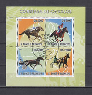 Sao Tome And Principe 2008 Horses. Used. CTO - Sao Tome Et Principe
