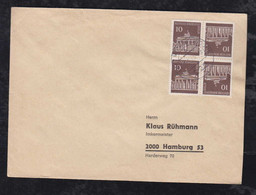 BERLIN 1973 Brief 2x ZDR K5 Sankt Michaelisdonn X Hamburg - Storia Postale