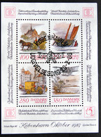 Denmark 1986 Cz,Slania    MiNr .859-862  BLOCK 5   ( Lot Ks 1001  ) - Gebraucht