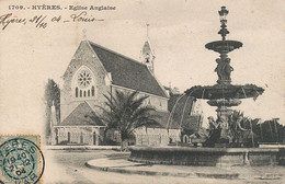 Eglise Anglaise à Hyeres Anglican Church  Fontaine - Kirchen U. Kathedralen