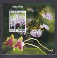 Sao Tome And Principe 2020 Orchids. Flowers. Used. CTO - Sao Tome Et Principe