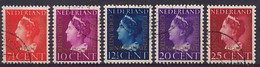Nederland 1947 Dienst 20/24 Gestempeld/Used Cour Internationale De Justice, Service Stamps - Servizio