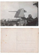 Oostende FOTOKAART Duitse Kanonnen Voor Op Boot Tijdens De Eerste Wereldoorlog  MARINE  WELTKRIEG - Oostende