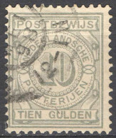 Nederland 1884 Postbewijszegel 7 Gestempeld/Used - Other & Unclassified