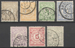 Nederland 1884 Postbewijszegel 1/7 Gestempeld/Used - Otros & Sin Clasificación