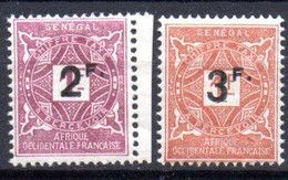 Sénégal: Yvert N° Taxe 20/21* - Timbres-taxe