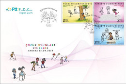AC - TURKEY FDC - KIDS - CHILDREN GAMES ANKARA 23 APRIL 2019 - Unused Stamps
