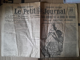 Quotidien Le Petit Journal 20 Octobre 1919 Paris Décoré De La Croix De Guerre Le Sort De Petrograd - Le Petit Parisien