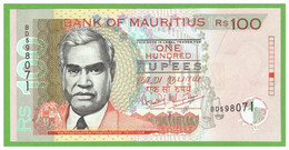 MAURITIUS 100 RUPEES 2001  P-51b  UNC - Maurice