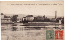 69 NEUVILLE SUR SAONE **La Fabrique De Plomb Et Le Quai Pasteur** - Rillieux La Pape