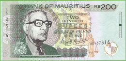 Delcampe - MAURITIUS 200 RUPEES 2004  P-57a  UNC - Mauritius