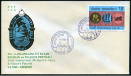 Turkey 1980 Ahi Evran's Fiesta & Folklor's Festival | Special Cover, Kirsehir, Sept. 5 - Covers & Documents