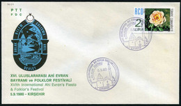 Turkey 1980 Ahi Evran's Fiesta & Folklor's Festival | Special Cover, Kirsehir, Sept. 5 - Covers & Documents