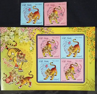 Vietnam Viet Nam MNH Perf Stamps & Souvenir Sheet 2021 : New Year Of Tiger 2022 / Zodiac (Ms1152) - Vietnam