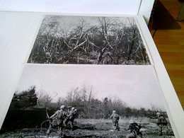 7 S/W-Fotografien: 1 Fotografie Einer Übung Von 1960 (25 X 20,5 Cm) Und 6 Fotografien Aus Dem 1. Weltkrieg: Am - Police & Militaire