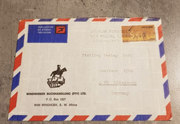 SWA AIR MAIL PAR AVION SEND TO GERMANY YEAR 1982 - Luchtpost