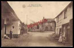 Moulin- Du -Ruy - L'Ecole Et L'entrée Du Village. Animée. Scan Recto/verso. - Stoumont