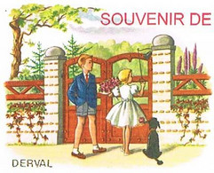 44  SOUVENIR  DE    DERVAL      CPM  TBE   290 - Derval