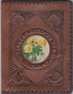 Protège Cahier Ancien - Fleurs - Coquilles Saint Jacques - Autres & Non Classés