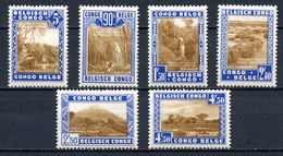 Congo Belge   203 - 208   XX   ---   TTB  --  COB : 72 Euros - 1923-44: Neufs