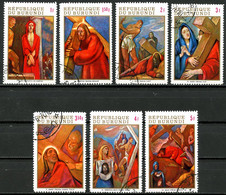 Burundi   366 - 372   Obl   ---   Complet  -  Pâques  -  Chemin De Croix - Used Stamps