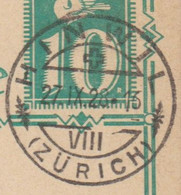 ZH  HINWIL ( ZÜRICH ) - POSTKARTE ROMAINMÖTIER EGLISE MUSEE - SEHR SAUBERER STEMPEL 1928 - Covers & Documents