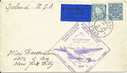 IRLANDA, SOBRE PRIMER VUELO IRLANDA/NEW YORK  EL 30/6/1939 - Briefe U. Dokumente