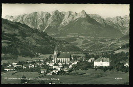 Orig. Foto AK 60er Jahre, St. Johann Im Pongau Gegen Tennengebirge, Ortspartie - St. Johann Im Pongau