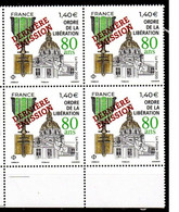 2021 - BLOC DE 4 TIMBRES ORDRE DE LA LIBERATION / DERNIERE EMISSION - Unused Stamps