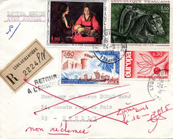 FRANCE. Enveloppe Ayant Circulé En 1966. Retour à L'envoyeur. - Lettres & Documents