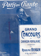 PARIS QUI CHANTE- PARTITION MUSIQUE-N°64 - 1904- POLIN-RODOLPHE BERGER VALSE-DRANEM-PAULA BREBION-ECHELLE MORTREUIL - Spartiti