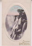 ZIMBABWE - Eastern Cataract Victoria Falls - Greetings Card - Embossed 1909 Excellent Undivided Rear Etc - Zimbabwe
