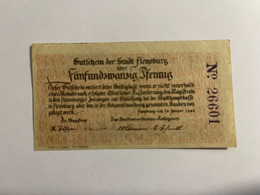 Allemagne Notgel Flensburg 25 Pfennig - Collections