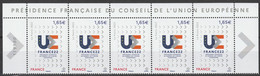 2022 - Y/T 5550 "PRÉSIDENCE FRANÇAISE DU CONSEIL DE L'UNION EUROPÉENNE" - BLOC 5T ISSU DU HAUT FEUILLET NEUF - Neufs