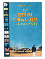 Ales: 14 Au 22 Mars 1997, 15ème Festival Cinema D'Ales, Itinerances, Avion (22-13) - Alès