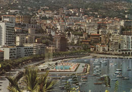 Monaco La Contamine ,la Piscine Olympique Et Un Coin Du Port - La Condamine