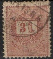 HUNGARY 1888 3Ft - Usado