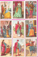 Lot 25 Chromos Bon-points De La Blédine Jacquemaire Série Du Costume à Travers Les âges - Andere & Zonder Classificatie