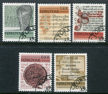 FAROE IS. 1981 Historic Documents Used.  Michel 65-69 - Färöer Inseln