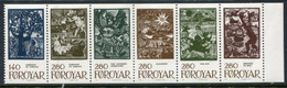 FAROE IS. 1984 Fairy Tale Illustrations MNH / **.  Michel 106-11 - Färöer Inseln