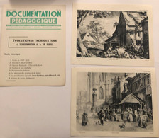 Documentation Pédagogique - Evolution De L'agriculture Et Transformation De La Vie Rurale - Mai 1955 - Fichas Didácticas