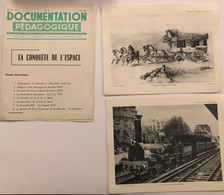 Documentation Pédagogique - Ecole - Histoire - La Conquêt De L'espace - Juin1955 - Fichas Didácticas