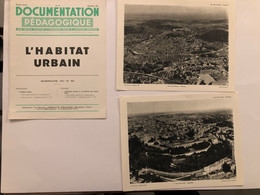 Documentation Pédagogique - Ecole - Géographie - L'habitat Urbain - Décembre1955 - Fichas Didácticas