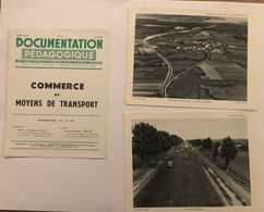 Documentation Pédagogique - Commerce Et Moyens De Transport - Mai 1956 - Fichas Didácticas