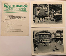 Documentation Pédagogique - La Guerre Mondiale 1939-1945 - La Résistance, La Libération - Juin1956 - Fichas Didácticas